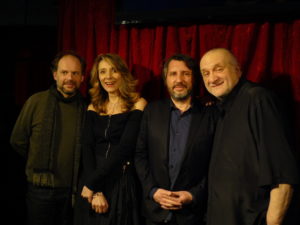 Avec Denis et Bruno Podalydès